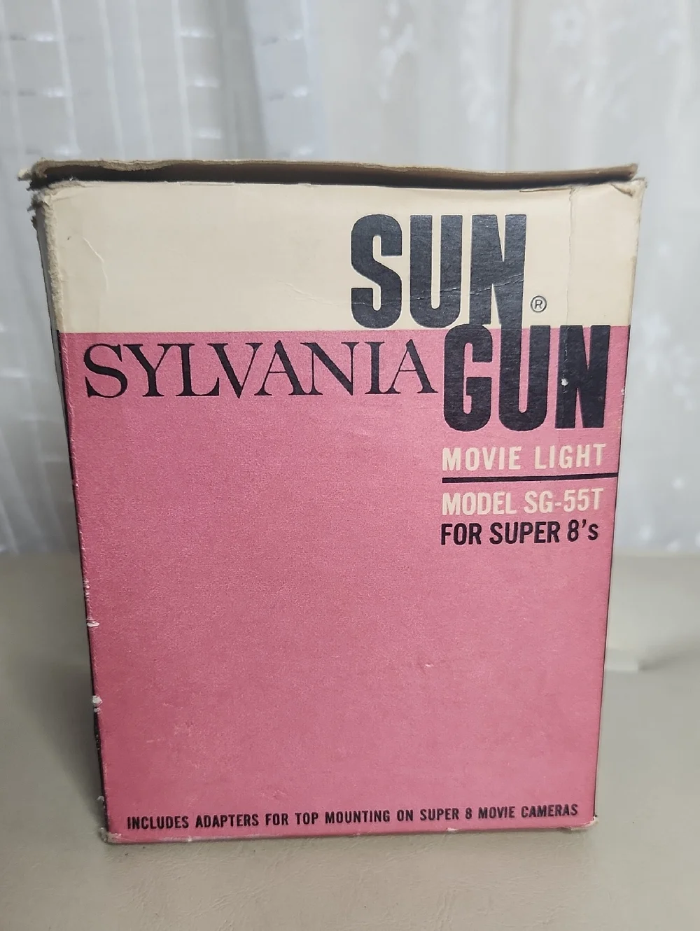 Vintage Collectable Sylvania Sun Gun Movie Light Model SG-55T W/ original box